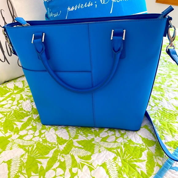 Vera Bradley Handbags - 💙💙 NWT Authentic Vera Bradley Satchel In VB Coastal Blue 💙💙